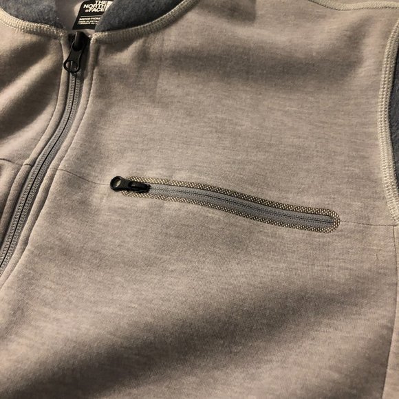 The North Face, zip up lightweight jacket, two-tone grey, mens size large - Picture 4 of 6